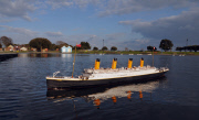 Replica of Titanic on Canoe Lake, Southsea, Hampshire, Britain - 16 Apr 2012