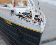 Replica of Titanic on Canoe Lake, Southsea, Hampshire, Britain - 16 Apr 2012