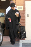 Gladys Knight and Derek Hough Leaving the DWTS Studio