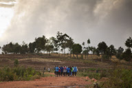 Runners train in Kenya for the upcoming Olympics