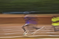Runners train in Kenya for the upcoming Olympics
