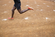Runners train in Kenya for the upcoming Olympics