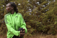Runners train in Kenya for the upcoming Olympics