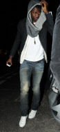 Adebayor wearing a snood