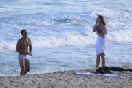 *EXCLUSIVE* Demi Lovato plays soccer and flirts with brazilian boys