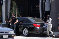 *EXCLUSIVE* David Arquette meets up with Courteney Cox for a Sushi Lunch