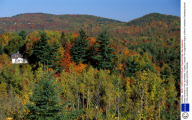 Indian Summer in the Laurentides, Quebec, Canada