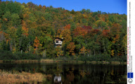 Indian Summer in the Laurentides, Quebec, Canada