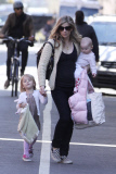 Ethan Hawke and Ryan Shawhughes make it a family day in the West Village