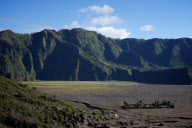 Mount Bromo and other volcanoes in the Tengger Massif in Java, Indonesia - 10 Apr 2012