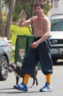 Semi-Exclusive... Jon Bernthal Leaving A Boxing Gym
