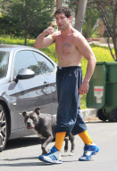 Semi-Exclusive... Jon Bernthal Leaving A Boxing Gym