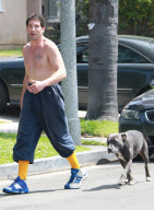Semi-Exclusive... Jon Bernthal Leaving A Boxing Gym