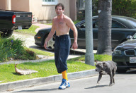 Semi-Exclusive... Jon Bernthal Leaving A Boxing Gym