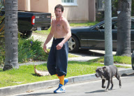Semi-Exclusive... Jon Bernthal Leaving A Boxing Gym