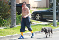 Semi-Exclusive... Jon Bernthal Leaving A Boxing Gym