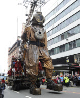 'Sea Odyssey Giant Spectacular' Royal De Luxe puppet show, Liverpool, Britain - 20 Apr 2012