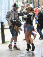 Dreharbeiten Musikvideo in London