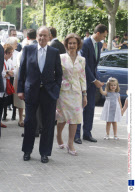 Eucharist ceremony for Juan Valentin and Pablo Nicolas Urdangarin, Barcelona, Spain - 24 May 2009