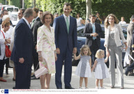 Eucharist ceremony for Juan Valentin and Pablo Nicolas Urdangarin, Barcelona, Spain - 24 May 2009