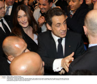 CPE/Nicolas Sarkozy and Carla Bruni in Marseille for Meeting