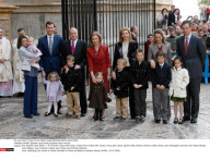 PALMA: Spanish royal family attends Easter service