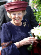 Königin Beatrix im Madurodam Miniaturpark in Den Haag
