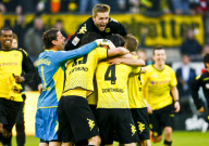 Fussball: Borussia Dortmund gegen Borussia Mönchengladbach