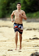 Sydney, Australia 24th April 2012

Lincoln Younes striding out on the beach.

Big Australia/KIRBAN