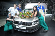 Viermillionster VW verlässt das Volkswagenwerk in  Zwickau
