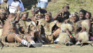 Jacob Zuma marriage to Bongi Ngema, Nkandla, South Africa - 20 Apr 2012