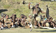 Jacob Zuma marriage to Bongi Ngema, Nkandla, South Africa - 20 Apr 2012