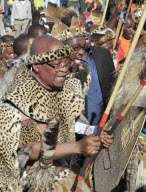 Jacob Zuma marriage to Bongi Ngema, Nkandla, South Africa - 20 Apr 2012