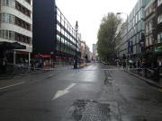 Tottenham Court Road Offices Evacuated Over 'Bomb Threat', London  - 27 Apr 2012