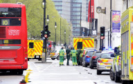 Suspected hostage situation in Tottenham Court Road, London, Britain - 27 Apr 2012