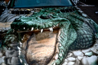 Kroko Mercedes in Monte Carlo gesichtet