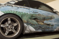 Kroko Mercedes in Monte Carlo gesichtet