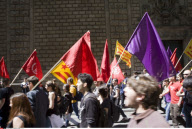 SPAIN: MAY DAY PROTESTS IN BARCELONA