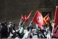 SPAIN: MAY DAY PROTESTS IN BARCELONA