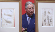 Prince Charles Views Anatomical Drawings by Leonardo Da Vinci at the Queen's Gallery in Buckingham Palace, London, Britain - 01 May 2012