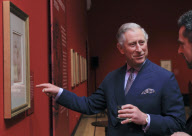Prince Charles Views Anatomical Drawings by Leonardo Da Vinci at the Queen's Gallery in Buckingham Palace, London, Britain - 01 May 2012
