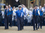 Queen watches Scout parade