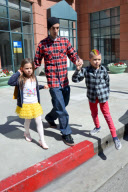 Travis Barker Makes a Trip to the Doctor with his Kids