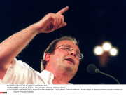 PARIS:Legislatives 2002:Le parti Socialiste emeetig au cirque d'hiver