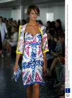 Union Jack Pattern Dress By Paul Smith Spring / Summer 2004 Collection - London Fashion Week.