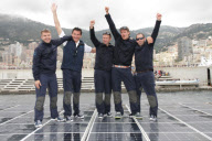 MS Turanor PlanetSolar, the first vehicle to travel around the world using solar energy only, Monaco - 04 May 2012