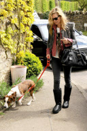 Kate Moss at the Swan in Southrop, Cotswolds, Gloucestershire, Britain - 05 May 2012