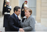 PARIS: Nicolas Sarkozy meets Angela Merkel