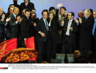 PARIS : Francois hollande celebrates his election victory