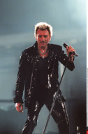 CONCERT DE JOHNNY HALLYDAY AU STADE DE FRANCE .